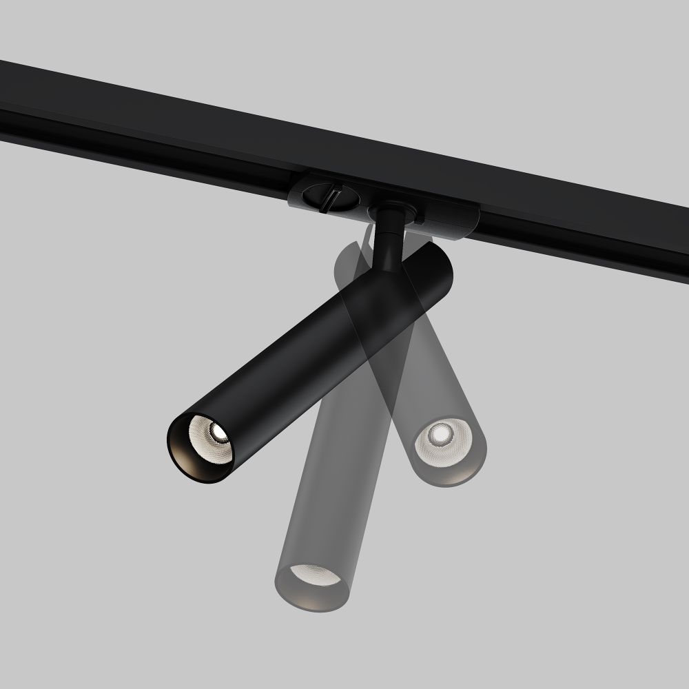 Трековый однофазный светодиодный светильник Maytoni Unity   TR141-1-6W3K-M-B