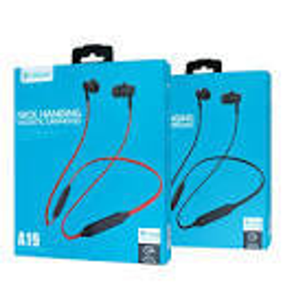 Bluetooth наушники Celebrate A19 с дугой black