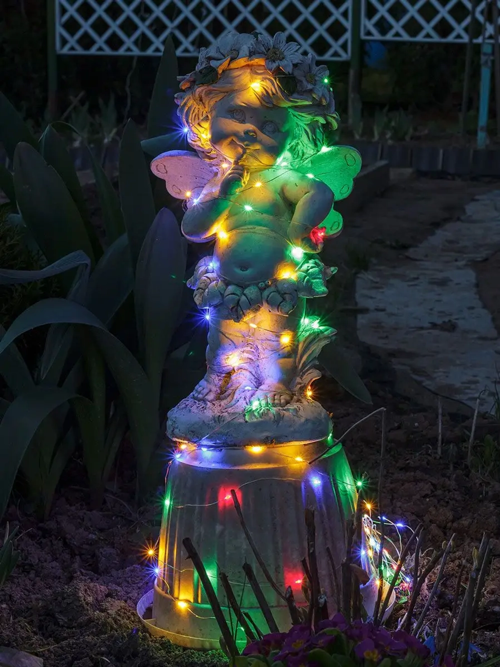 Гирлянда уличная на солнечной батарее