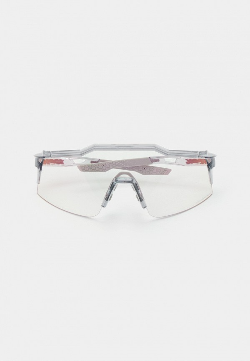 Спортивные очки с диоптриями 100% Speedcraft SL / Polished Translucent Grey / Rose Gold Mirror Photochromic