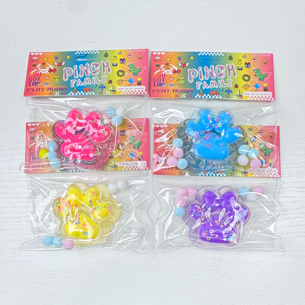 Сквиш Лапка прозрачная