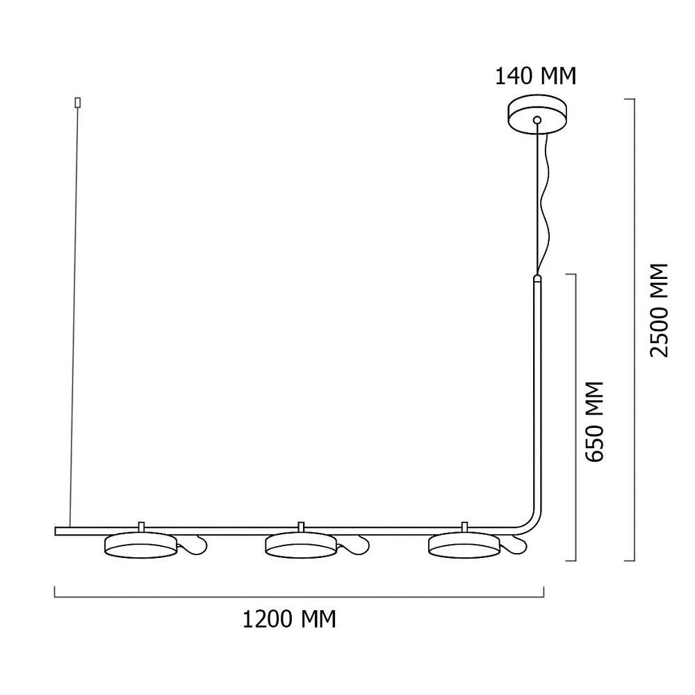 Подвесной светильник CARY-LONG