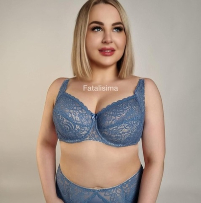 Бюстгальтер. Мягкая чашка. Прибалтика.Цвет голубой