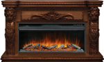 Каминокомплект Windsor 42 - Темный дуб с очагом Vision 42 LOG LED