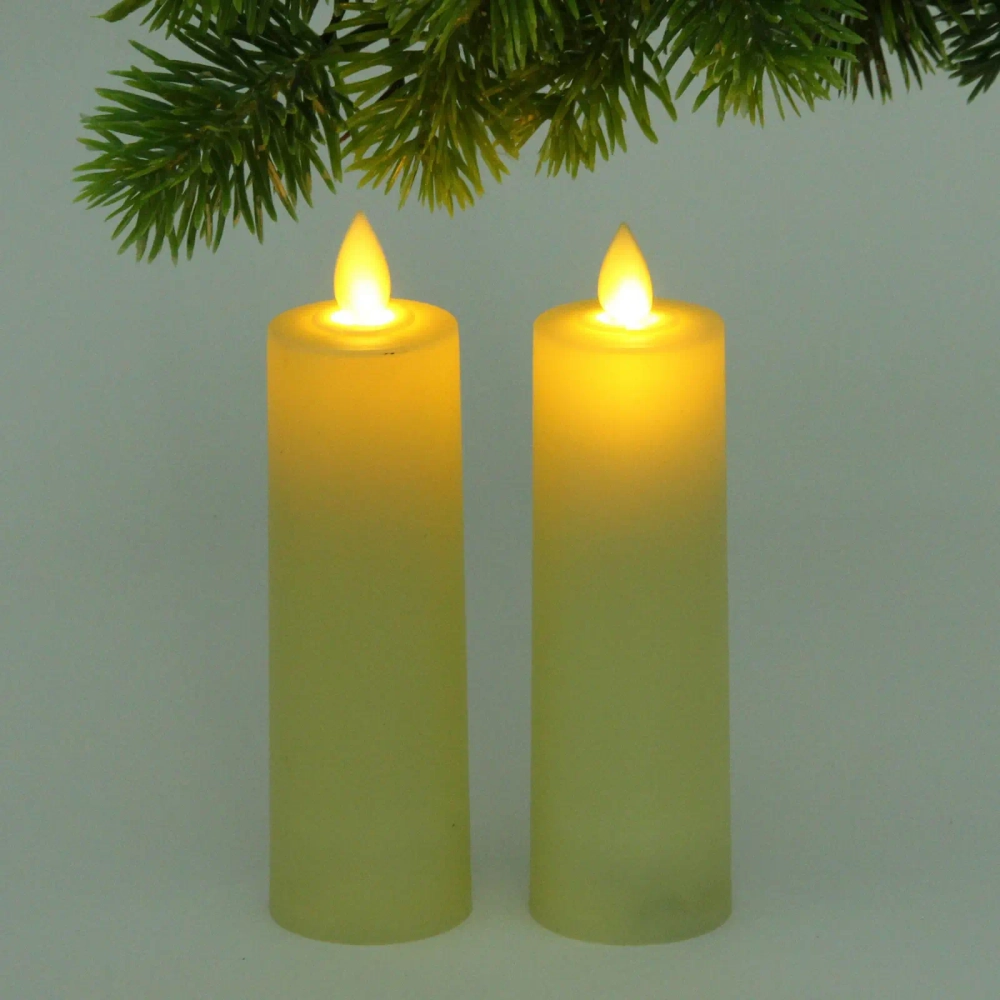 Сувенир с подсветкой «Свеча - Темная ночь» 3,8*12,5 см (набор 2 шт)