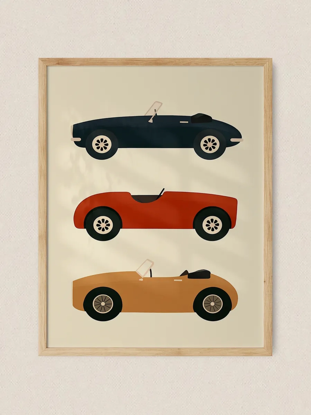 постер для детской мальчика 50х70 см большой ретро стиль