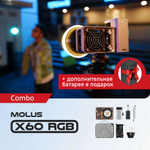 Осветитель Zhiyun MOLUS X60 RGB COB Light Combo Kit (PLX104)