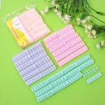 Бигуди пластмассовые с зажимом 12шт, цвет микс, d=20мм