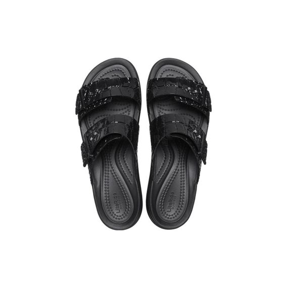 Crocs Brooklyn Croco Shine Buckle 'Black'