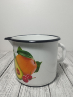 Кружка 1л с носиком б/крыш слоновая Авокадо 40104-072/4