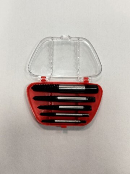 Набор экстракторов для поврежденных болтов 5 предметов (3-19мм), арт. № HZ 24.1.061S, horex