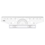 Рейсшина 30см. метал. ролик, картон. коробка (Стамм)