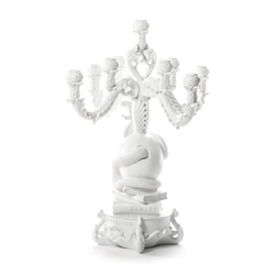 Канделябр Giant Burlesque Skull White 14873 BIA