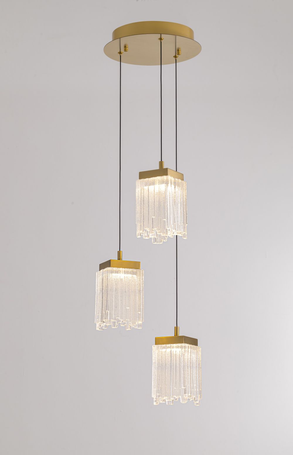 Подвесной светильник MD25020403-3A2 Satin gold, LED/16.4W, 3000K dimmable