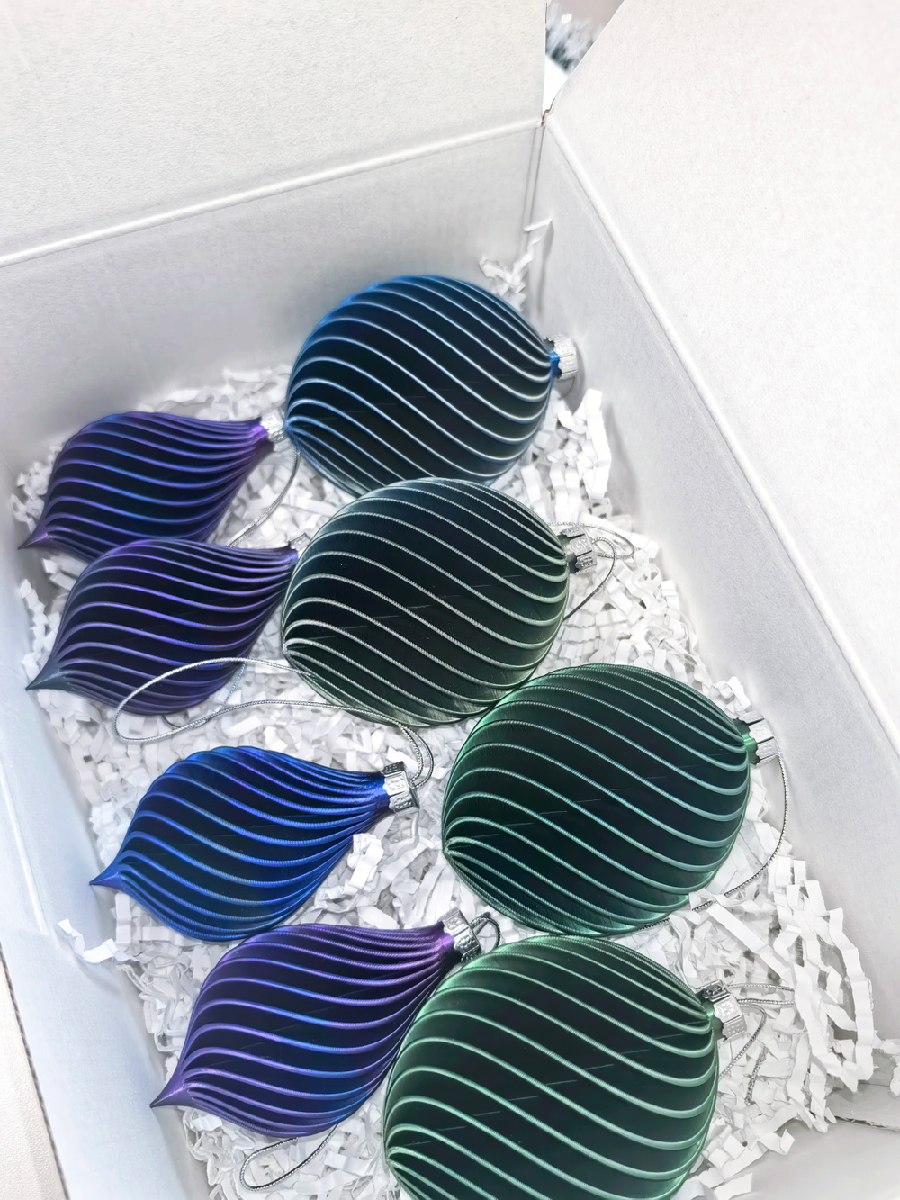 Ёлочные игрушки 3д печать 8шт