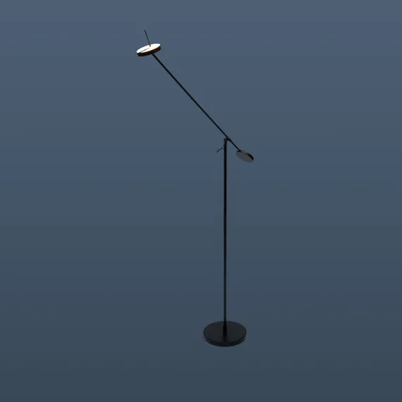 Торшер Norr 165 см, черный