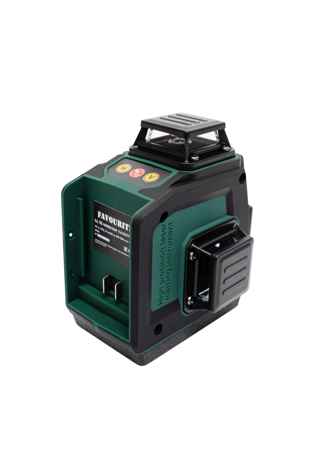 Лазерный нивелир FAVOURITE LL12, с АКБ и ЗУ, зеленый луч, точность 0,2 мм/метр