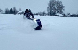 Мотобуксировщик Альбатрос-XLV 9 мини, тележки, 1250 мм