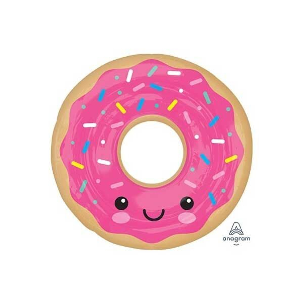 ФИГУРА/P35 Пончик в глазури розовой