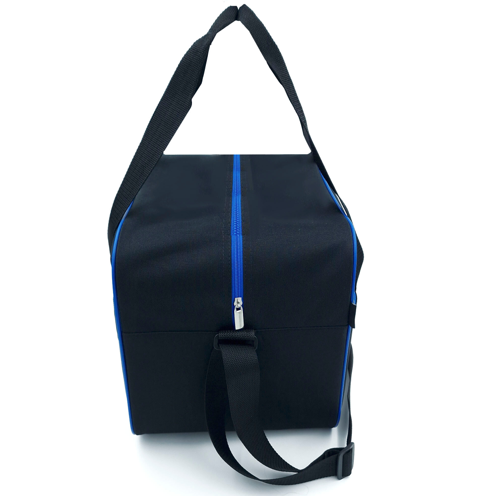 Сумка дорожная для ручной клади Pobedabags Стандарт синий кант 36х30х27