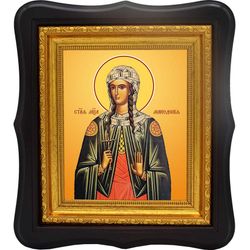 Македония Смирнская мученица. Икона на холсте.