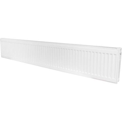 Радиатор панельный профильный ROMMER Ventil тип 11 - 300x1800 мм (подключение нижнее, цвет белый)