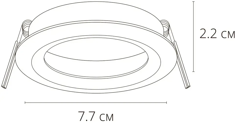 Точечный встраиваемый светильник Arte Lamp