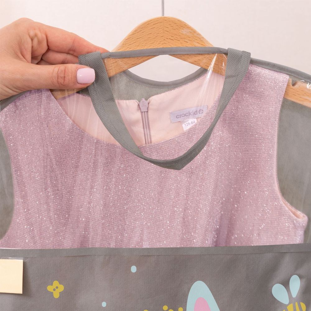 Детский чехол с карманами 80х50. Котик