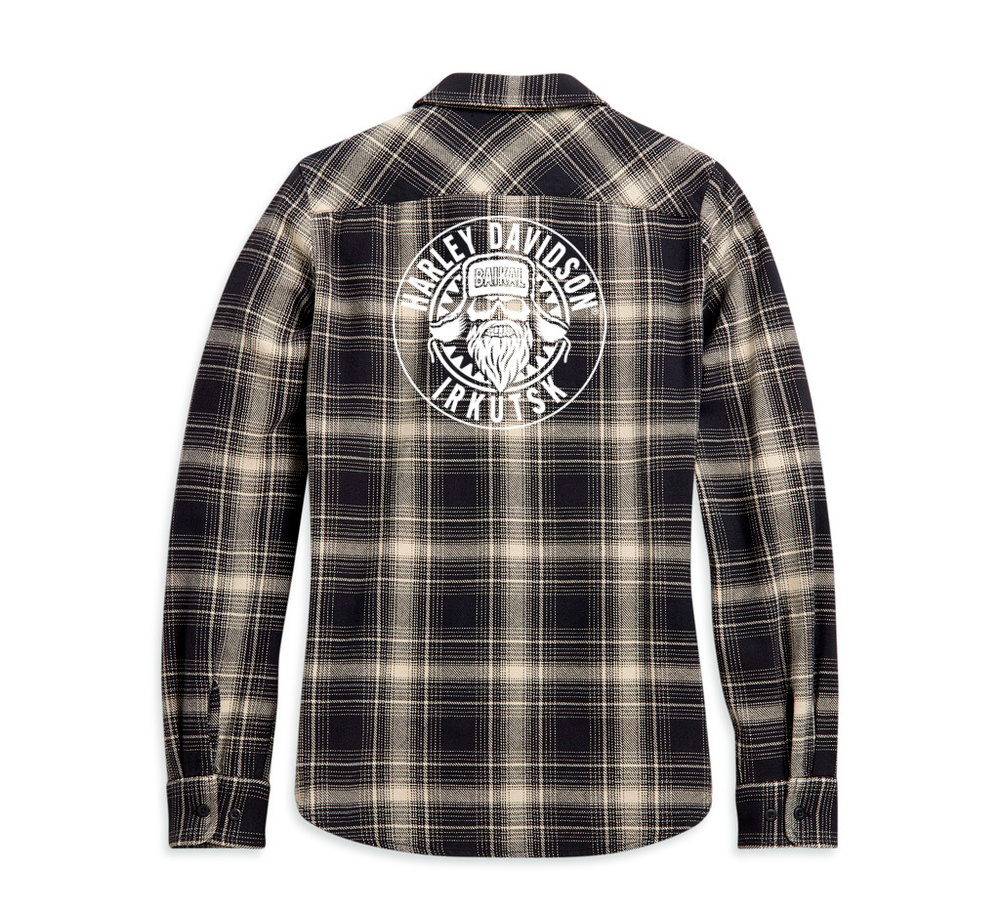 Женская винтажная клетчатая рубашка Harley-Davidson® Irkutsk