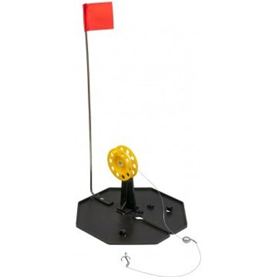 Набор жерлиц на подставке оснащенная ЖЗО-05 (d-210мм.катушка d-63мм) (10шт) ТОНАР