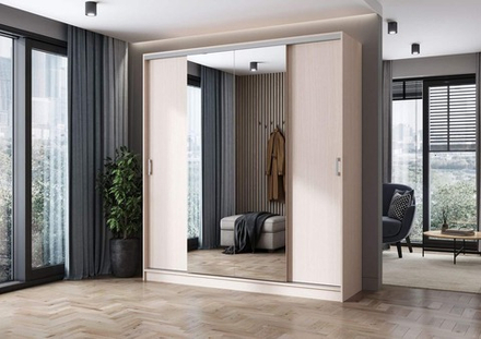 Альянс Шкаф-купе 2.0м Дуб белфорт / Дуб белфорт