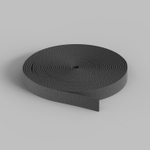 TR5502-DG Гибкий трек-ремень Belty, серия Base, 20м, 48V DC, IP20, тёмно-серый, ткань, медь