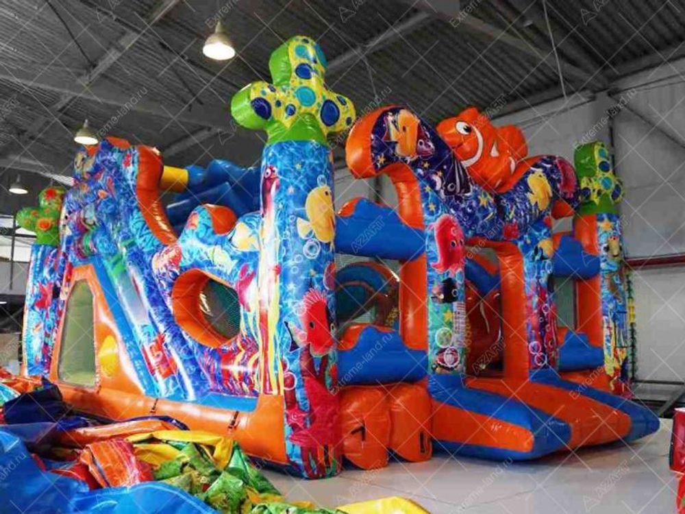 Батут "Морские обитатели"