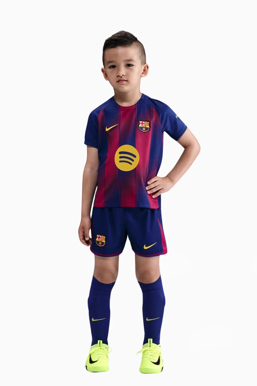 Футбольная форма Nike FC Barcelona 25/26 Home Stadium Little Kids