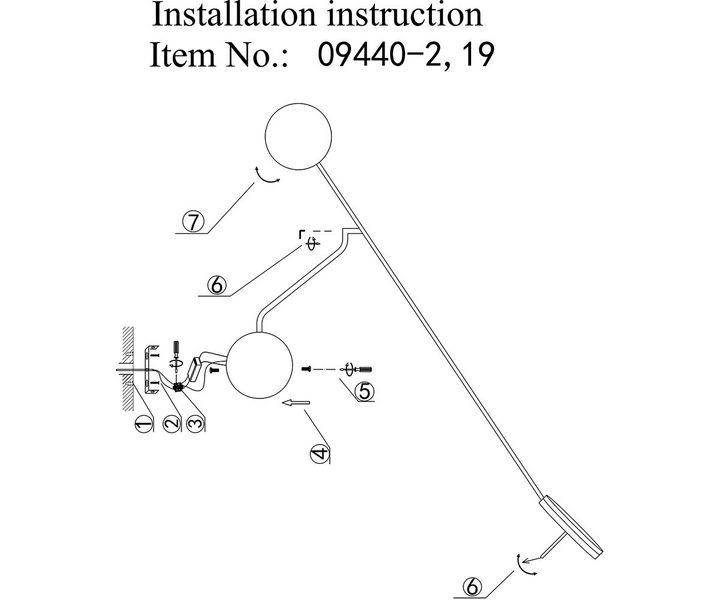 Бра Kink Light Некси 09440-2,19(3000K)