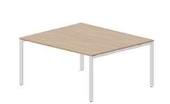 Составной стол Strike на 2 рабочих места 1580х1366х750мм (меламиновые аутлеты)