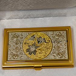 Визитница (Златоуст) "Цветы"