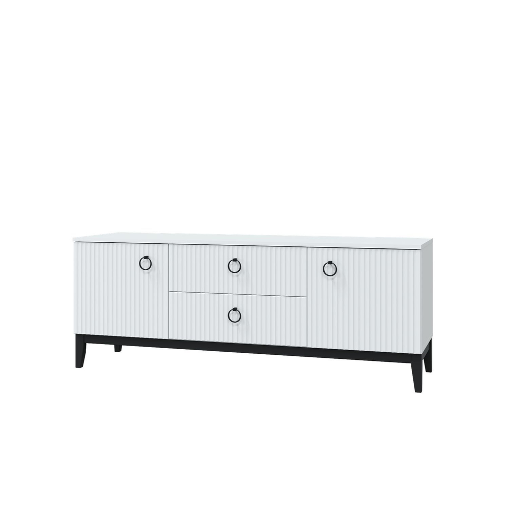 Стенка в гостиную со шкафом Дуб Табачный/Бисквит, Тоскана, 375,6х44,6х215 см