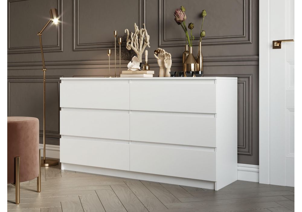 Комод Мадера 1384 лдсп белый