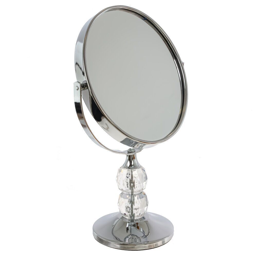 GAEM Зеркало настольное двустороннее с увеличением, L11 W7 H20 см