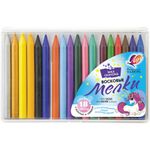 Восковые мелки ЛУЧ "Волшебная палитра", 18 цветов (16 цветов +1 золотой + 1 серебряный), 30С 1944-08