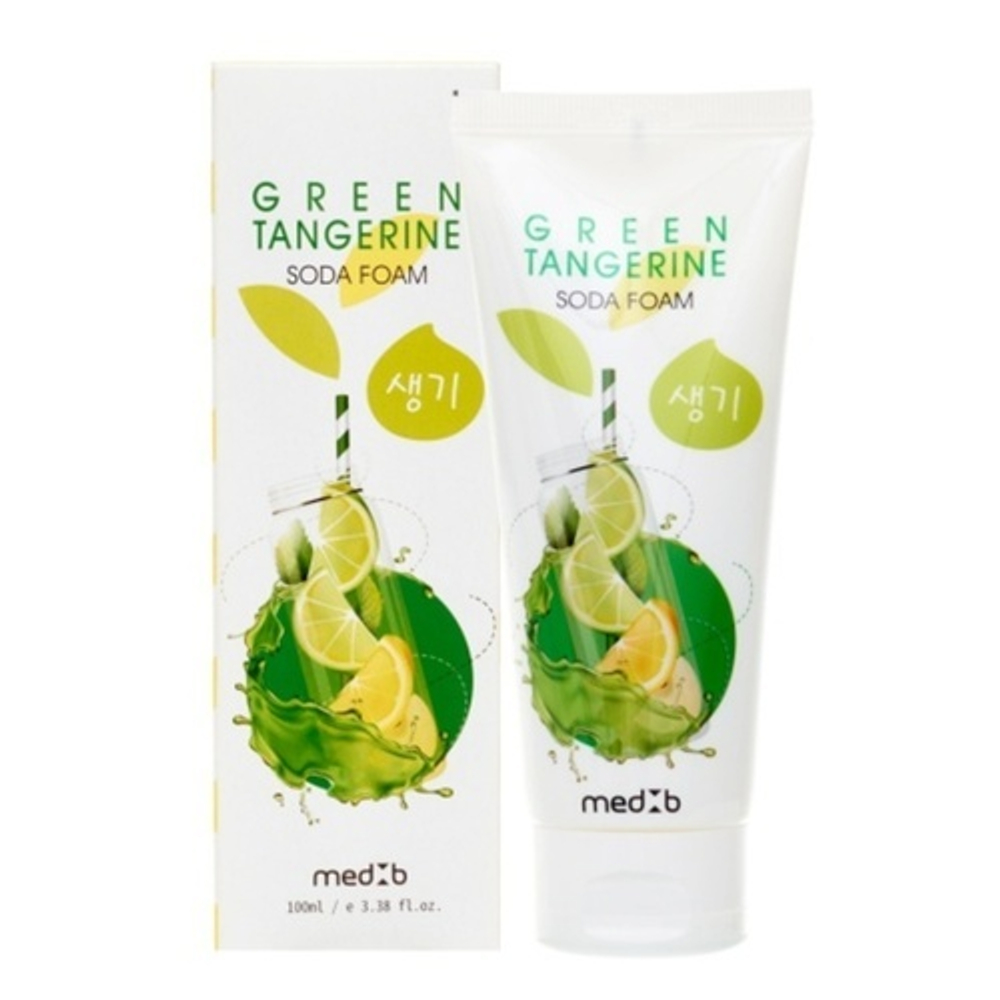 [Med B] Green tangerine soda foam - Пенка с экстрактом зеленого мандарина и содой, 100 мл