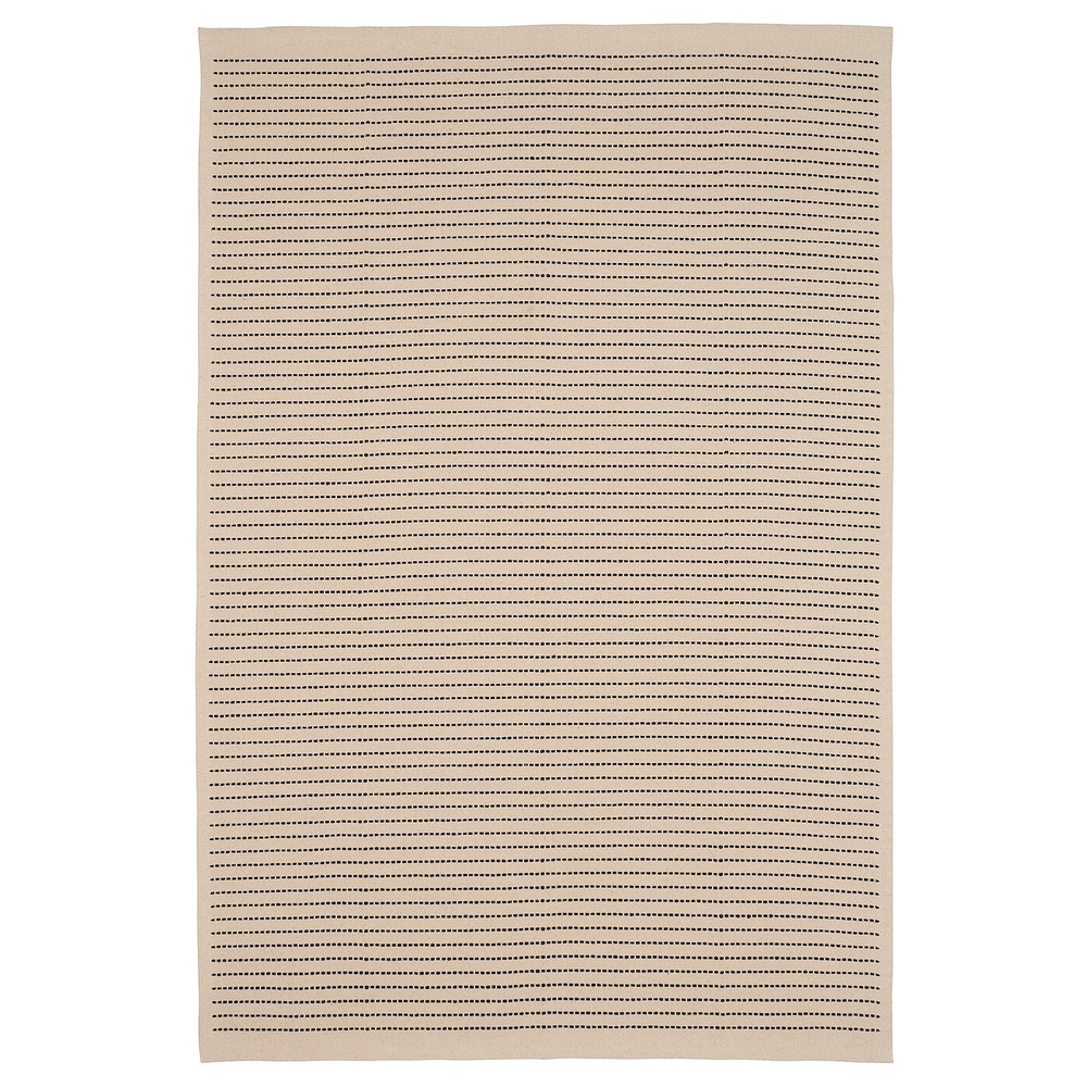 Безворсовый ковер IKEA STARREKLINTE (СТАРРЕКЛИНТЕ), Хлопок, Светло-коричневый, 120х180 см