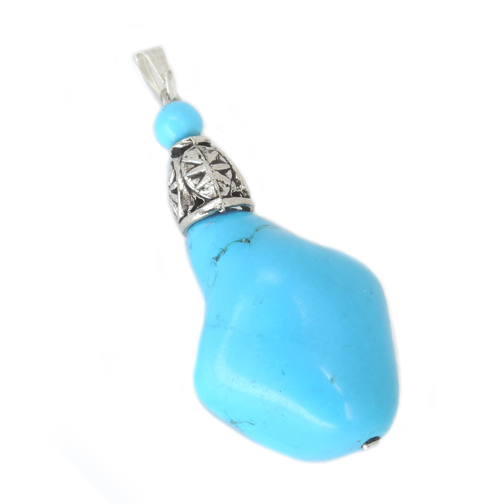 Кулон "Имитация" бирюза