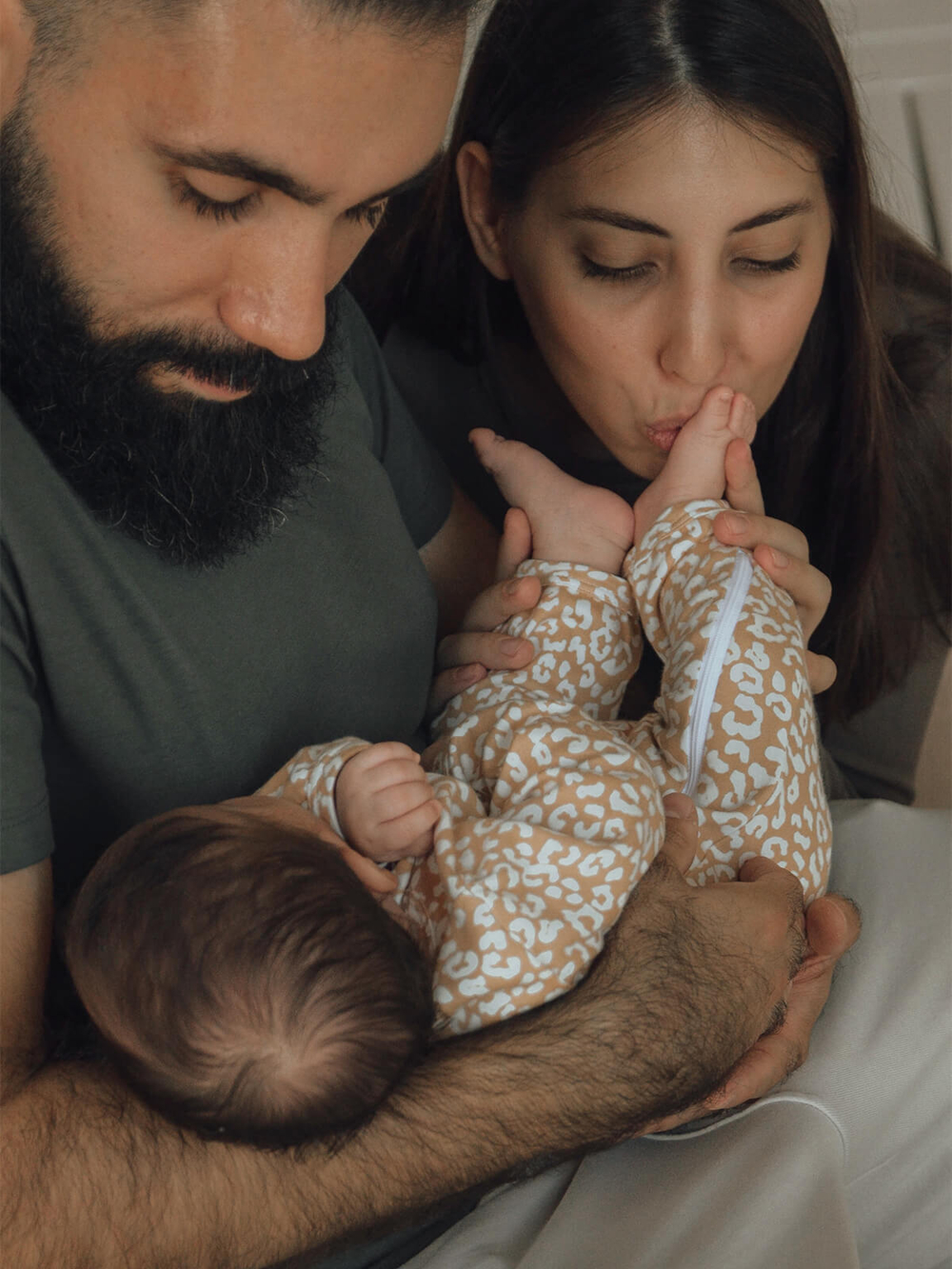 Комбинезон Mjölk Sand Leopard, на окантовке