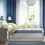 Матрас - VESTERÖY /VESTERОY IKEA/ ВЕСТЕРЁЙ ИКЕА, 200х180 см, белый/серый
