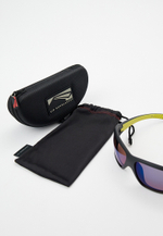 Спортивные очки LiP FLO / Matt Black Mustard / Zeiss / PA Polarized / Pacific Blue