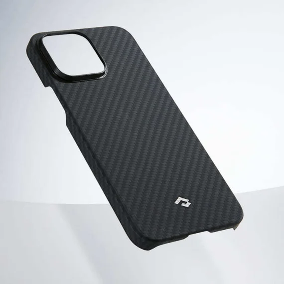 Чехол Pitaka MagEZ Case 3 для iPhone 14 Pro (6.1"), черно-серый, кевлар (арамид) KI1401P