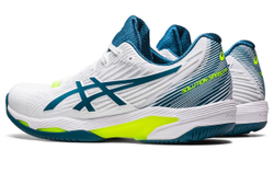 Теннисные кроссовки Asics Solution Speed FF 2 - white/restful teal