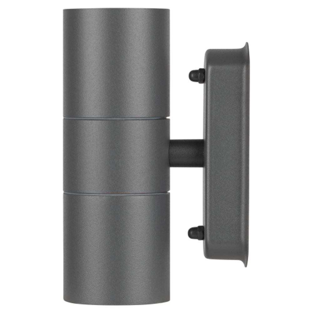 Светильник декоративный настенный ЭРА WL28 GY под лампу MR16 GU10 IP54 серый для интерьера и фасадов зданий | Настенная подсветка